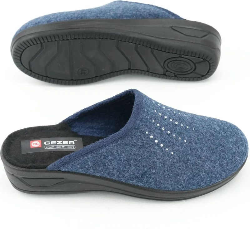 جيزر Women's Winter Home Garden Heeled Slippers