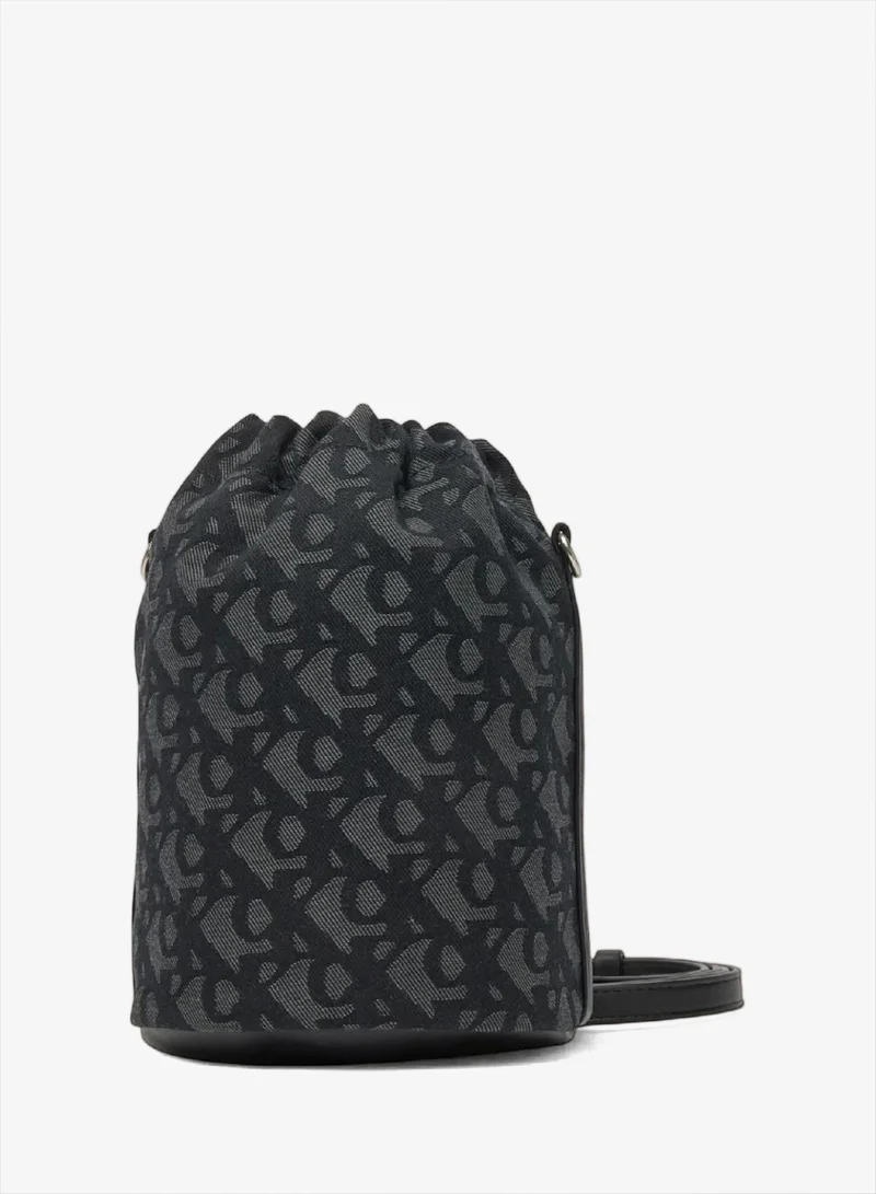 Calvin Klein Jeans Monogram Bucket Bag