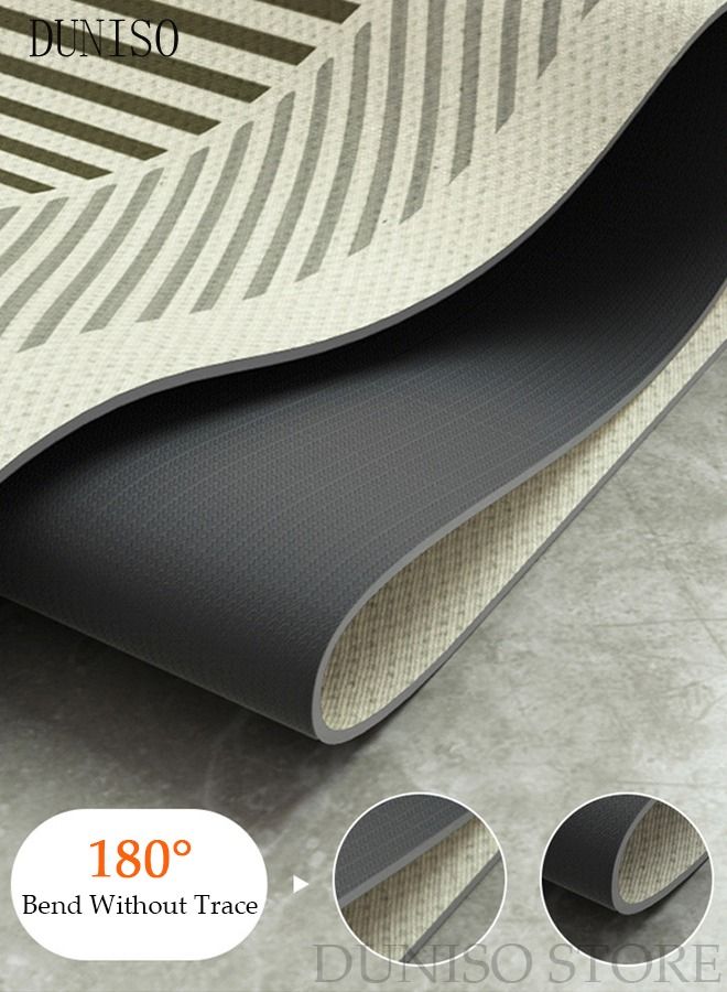 DUNISO سجاد الحمام بساط فائق النعومة ماص للماء من الألياف الدقيقة غير قابل للانزلاق سريع الجفاف حوض الاستحمام سجاد المرحاض سجاد حمام مثالي لحوض الحمام والدش 40*60 سم - Image 3