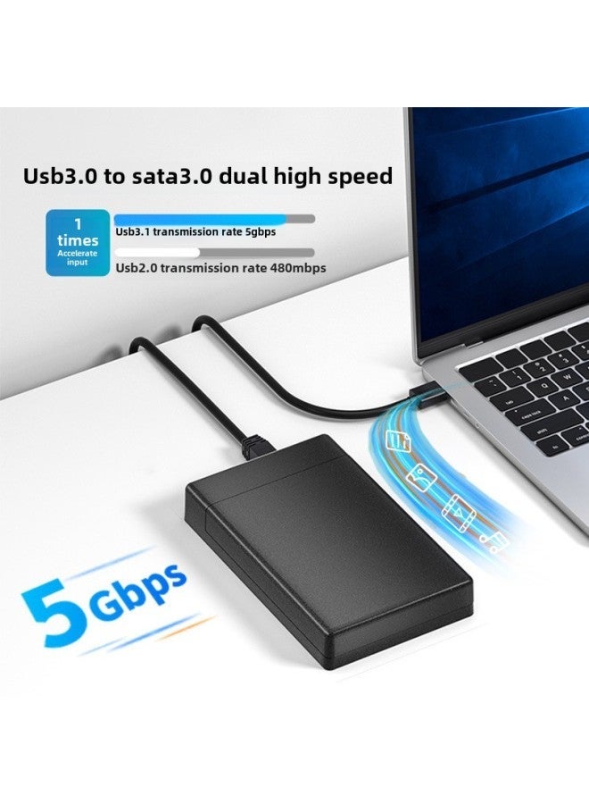 3.5 Inch Hard Disk Box Mobile External Reader Serial Port SSD Solid State Mechanical Universal SATA To USB3.0-Color:2.5/ 3.5inch Drive - Official Standard Configuration  - Image 5