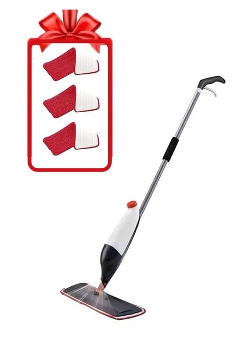 Handheld Spray Mop Floor Cleaning Mop Set Comes with 3 Cleaning Towels