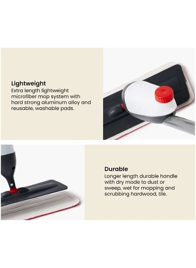Cady One - Handheld Spray Mop Floor Cleaning Mop Set Comes with 3 Cleaning Towels - Image 1