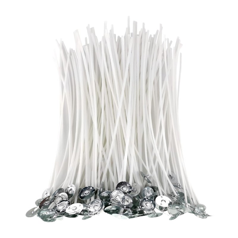 kimairy Candle Wicks 100% Natural Cotton, Braid Candle Wick Pre Waxed Non-Smoke Braided Wicks Beeswax Candles Wicks for Candle Making DIY Easter Candle Decor 6inch (15cm) - Image 1