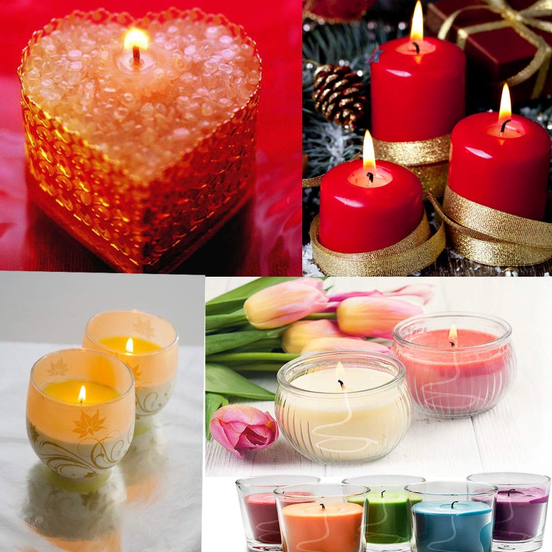 kimairy Candle Wicks 100% Natural Cotton, Braid Candle Wick Pre Waxed Non-Smoke Braided Wicks Beeswax Candles Wicks for Candle Making DIY Easter Candle Decor 6inch (15cm) - Image 4