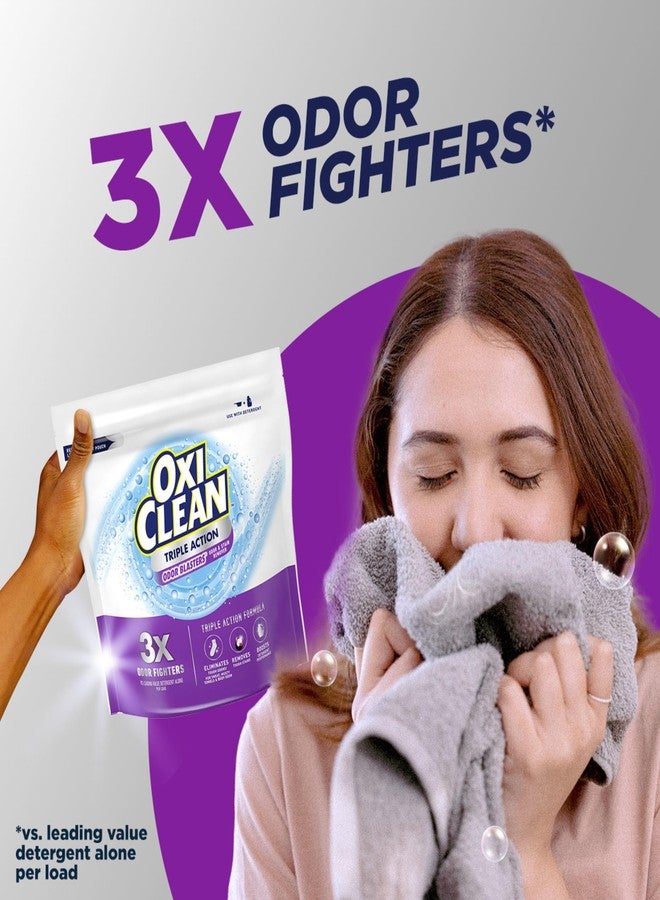 Oxiclean أوكسي كلين ثلاثي الأبعاد مزيل الروائح والبقع، استخدم مع المنظف، يقضي على الروائح القوية ويزيل البقع، آمن على الألوان وخالي من الكلور، 6.5 رطل - Image 3