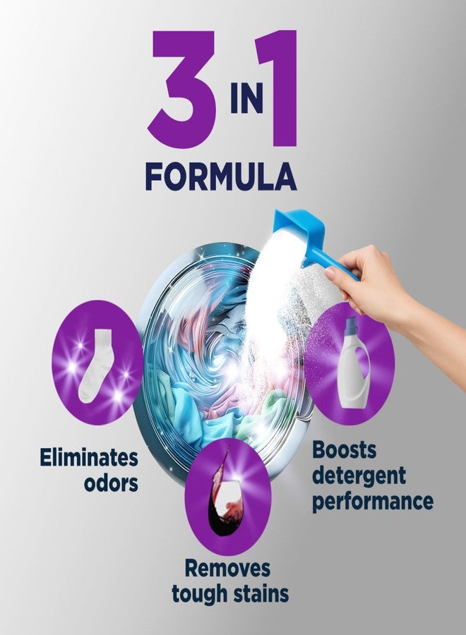 Oxiclean أوكسي كلين ثلاثي الأبعاد مزيل الروائح والبقع، استخدم مع المنظف، يقضي على الروائح القوية ويزيل البقع، آمن على الألوان وخالي من الكلور، 6.5 رطل - Image 5