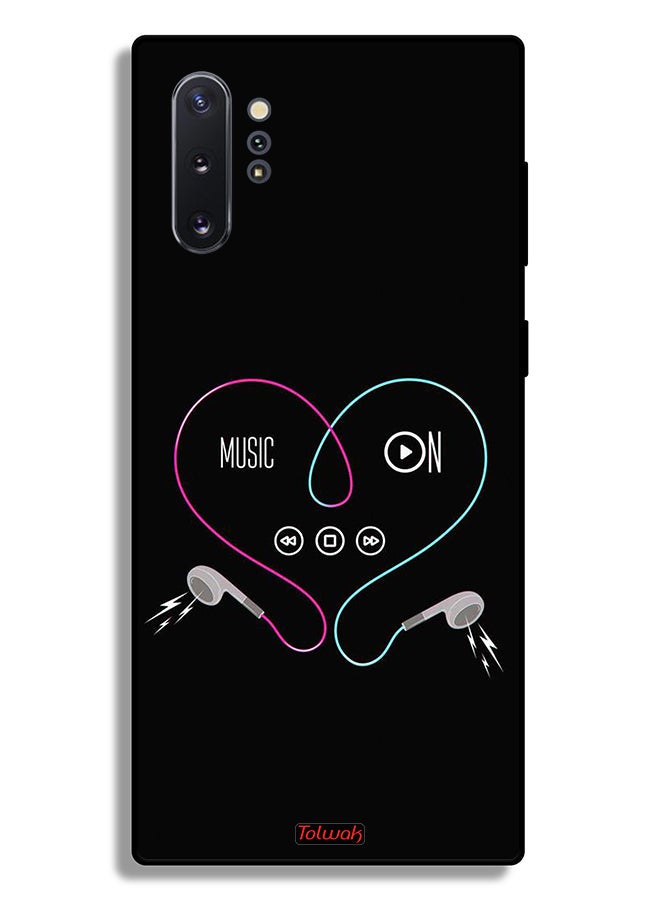 Tolwak Samsung Galaxy Note 10 Plus Protective Case Cover Music On - Image 2