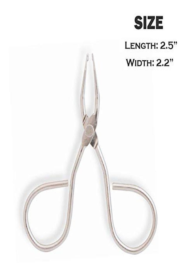 CURTIS PROFESSIONAL Mini TWEEZERS, The BEST PRECISION EYEBROW TWEEZERS Men/Women; PORTABLE/TRAVEL Length 2.8” Width: 2.2” Beauty Tools for Facial Hair, Ingrown Hair, Blackhead; Model 58FC; MADE IN MEXICO - Image 4