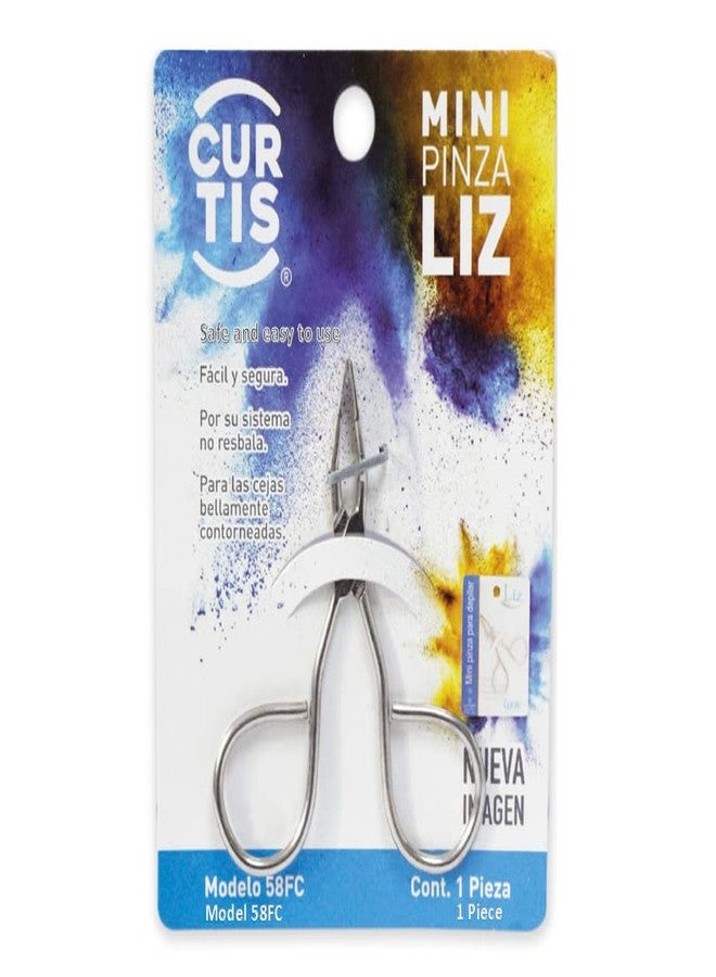 CURTIS PROFESSIONAL Mini TWEEZERS, The BEST PRECISION EYEBROW TWEEZERS Men/Women; PORTABLE/TRAVEL Length 2.8” Width: 2.2” Beauty Tools for Facial Hair, Ingrown Hair, Blackhead; Model 58FC; MADE IN MEXICO - Image 5