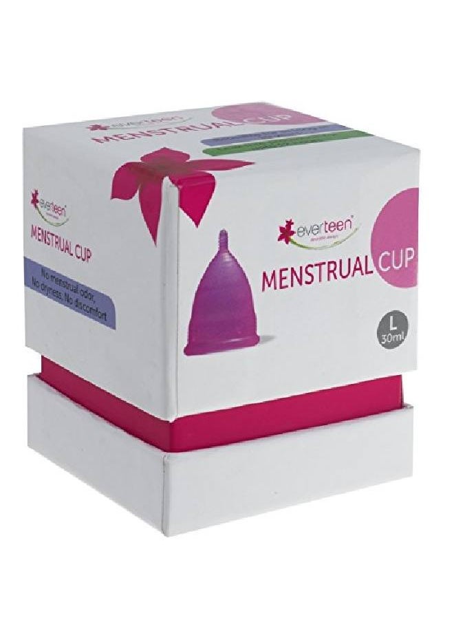 Menstrual Cup For Women 1Pc (Large 30Ml) With Storage Pouch 12 Hours Leakproof Protection. Have Period With No Smell No Discomfort. - pzsku/ZBF794218DC3530E5654BZ/45/_/1655403767/035b7260-ab88-4d5d-92d7-9190c1b55cc9