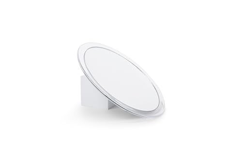 Jerdon Portable Travel Makeup Mirror – 9” Diameter Frame with 5X Magnification – Suction Cups Allow Wall Mounting – Travel Case Included – Model JSC5 - Image 2