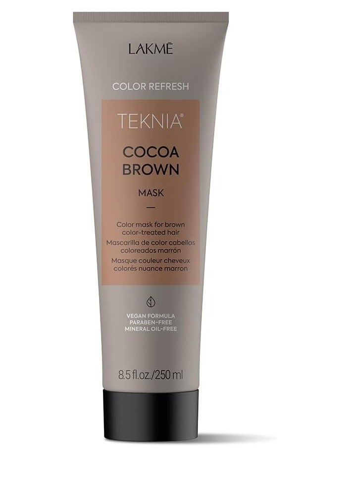 TEKNIA Teknia Color Refresh Hair Care Cocoa Brown Color Mask 250ml - Image 1
