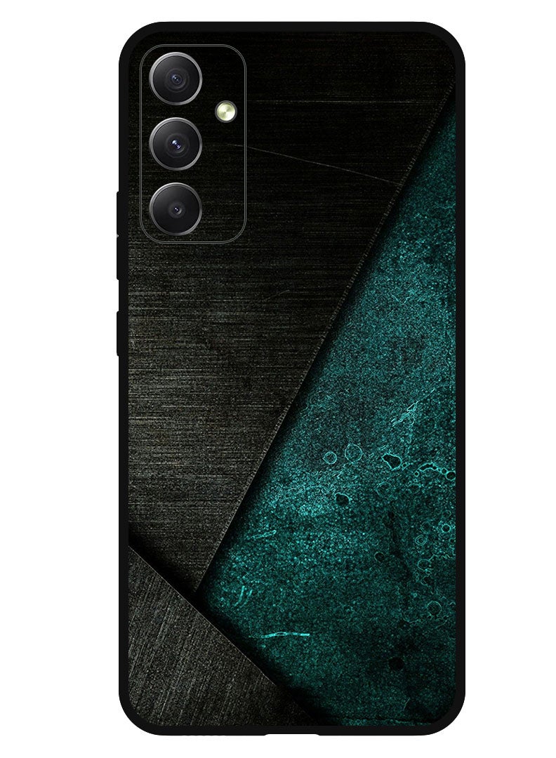 Theodor Protective Case Anti Scratch Shock Proof Bumper Cover For Samsung Galaxy F54 Black Dark Green Pattern - Image 1