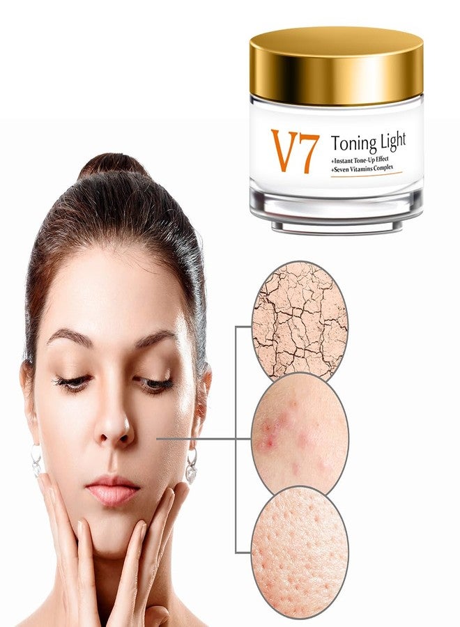 Digitalzap® V7 Toning Light Cream | Brightening & Even Skin Tone Moisturizer | Hydrating Daily Use Cream for Glowing Radiant Skin | Lightweight 50g - Men & Women - Image 3