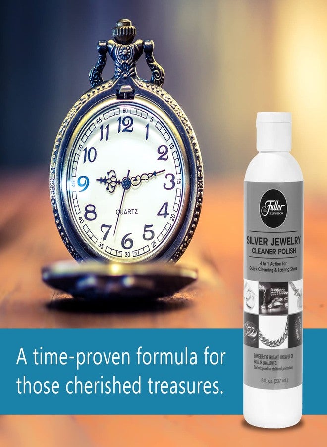 Fuller Brush Silver Cleaner and Polish - 4-in-1 Jewelry and Silverware Cleaning Formula with Tarnish Protection - Cleans Sterling, Silver Plate, Antique, Stainless Steel (Pack of 1) - Image 5