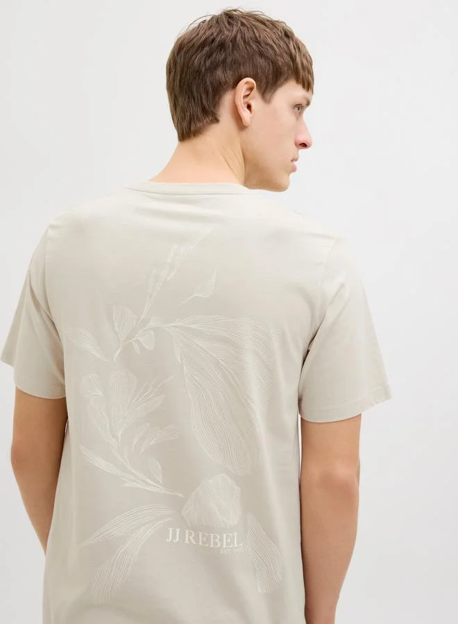 JJ Rebel JJ REBEL Graphic Print Crew Neck T-Shirt