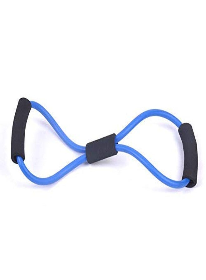 VIRTUAL WORLD Light Figure 8 Ultra Toner Resistance Band Exercise Cords for Yoga Workout,Body Building,Home Gym with Heavy Duty Color Multicolor - Image 1