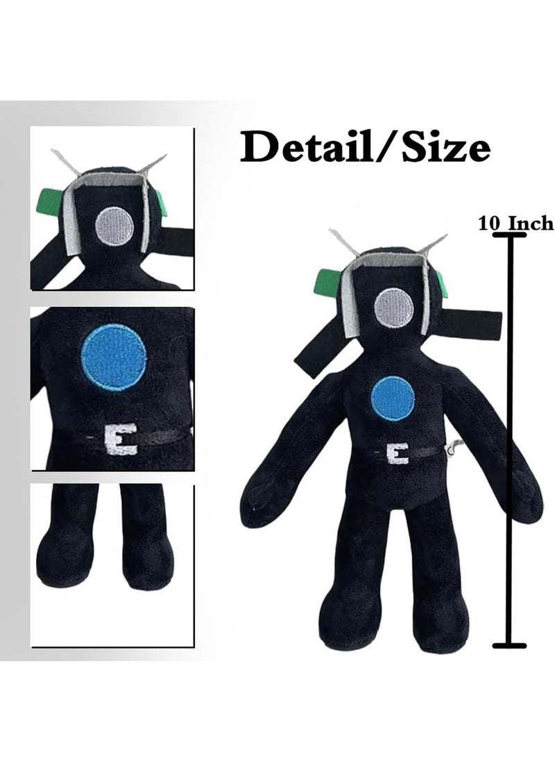 Generic - Set of 6 Skibidi Toilet Plush Toys, 10 Inch Monitor, Toilet Red, Giant Monitor, Snowflake TV Man, Unparalleled Ares Monitor, Titan Monitor, Collectible Gift for Kids and Fans - Image 1