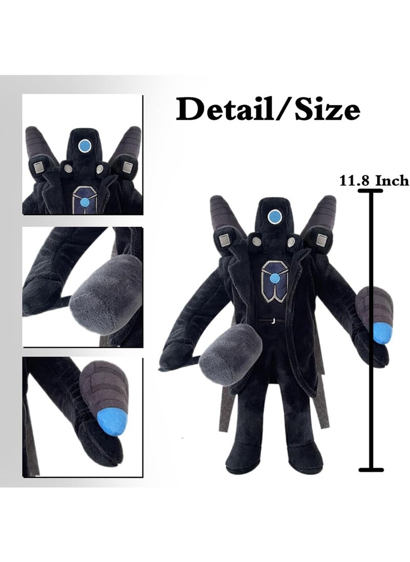 Generic - Set of 6 Skibidi Toilet Plush Toys, 10 Inch Monitor, Toilet Red, Giant Monitor, Snowflake TV Man, Unparalleled Ares Monitor, Titan Monitor, Collectible Gift for Kids and Fans - Image 1
