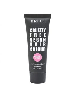 Pastel Pink Semi-Permanent Hair Color - Vegan & Cruelty-Free Hydrating Hair Dye, Lasts Up to 30 Washes (75ml)