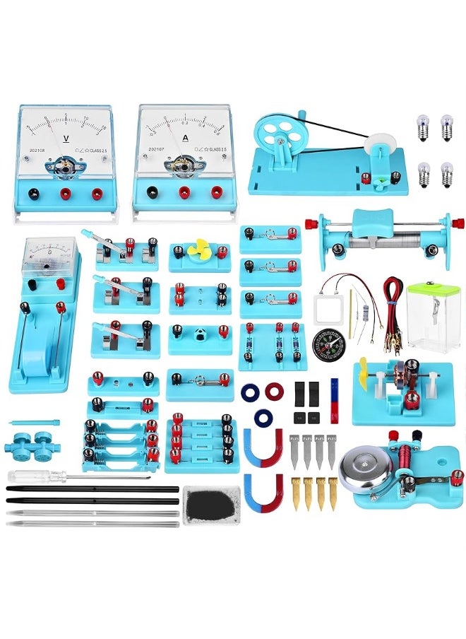 Mysterystone - Science Experiment for Kids Electricity and Magnetism Kit for Students Stem Kit Physics Lab Basic Circuit Board Kit for Learning Starter - Image 1