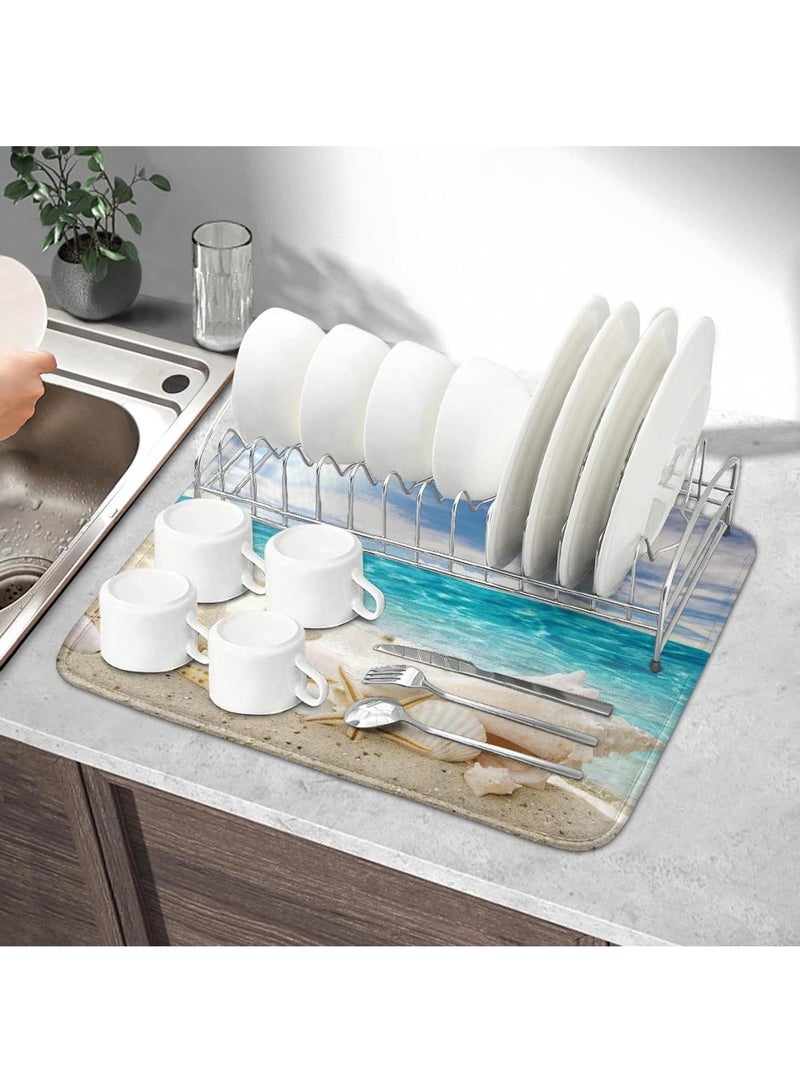 Y&D 80X50CM Home Kitchen Countertop Drain Mat - Image 4