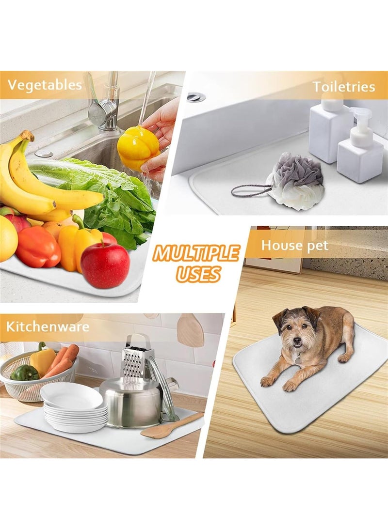 Y&D 80X50CM Home Kitchen Countertop Drain Mat  - Image 5