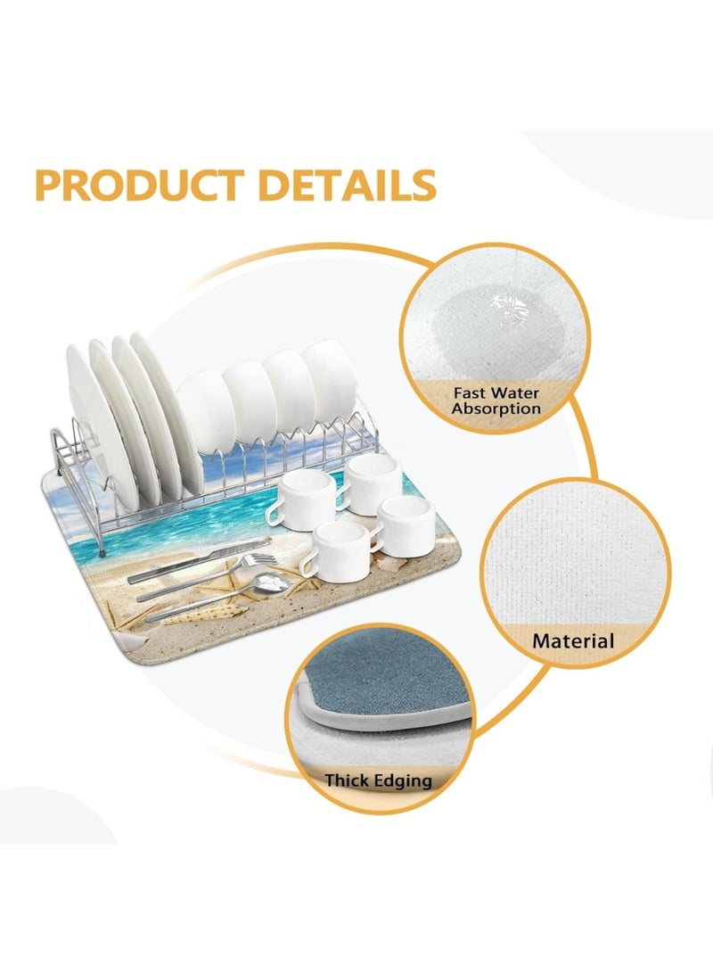 Y&D 80X50CM Home Kitchen Countertop Drain Mat  - Image 4