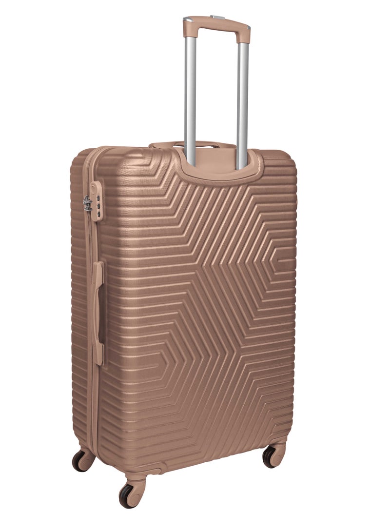 TrekKit Lightweight Carryon Luggage Bag - Hardshell Suitcase Spinner Luggage for Travel | ABS Luggage with 4 Spinner Wheels (Golden, 20 Inches (51 cm)) - Image 2