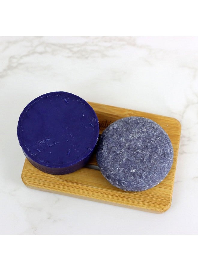 NATURÉL Naturel Toning Purple Shampoo and Conditioner Bar Set with Biotin for Blonde or Grey Hair, Shampoo Bar and Conditioner Bar for Blonde or Grey Hair, Vegan and Cruelty Free, Zero Waste, Made in USA - Image 5