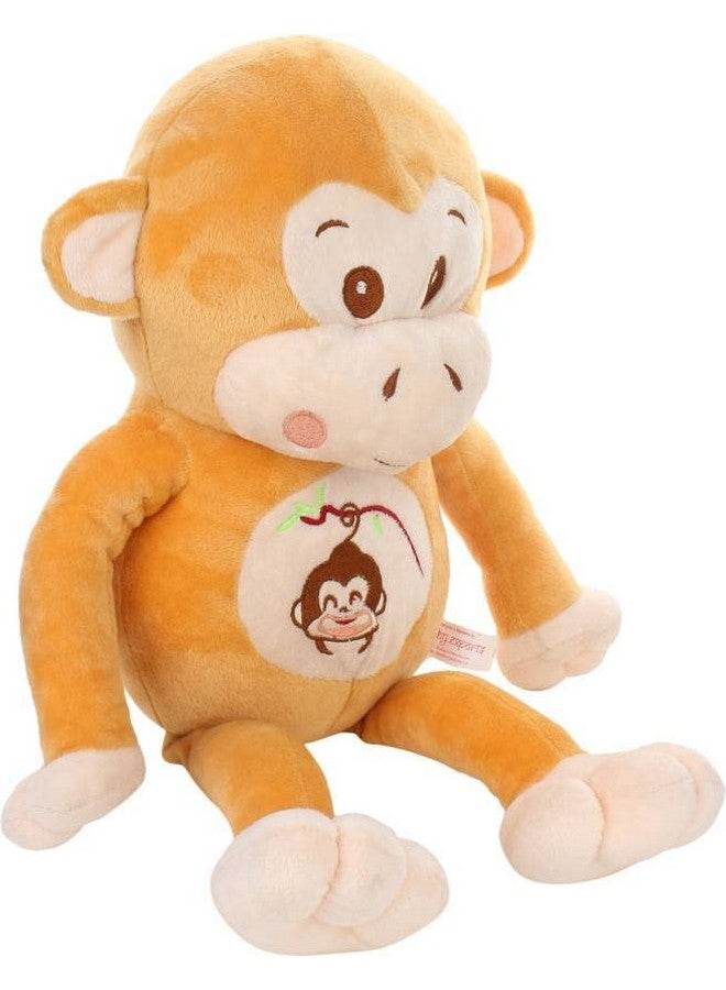 دير جوي وسادة قرد دير جوي المحشوة للأطفال ولعبة ناعمة للأطفال (بني فاتح، 55 سم) - Image 4