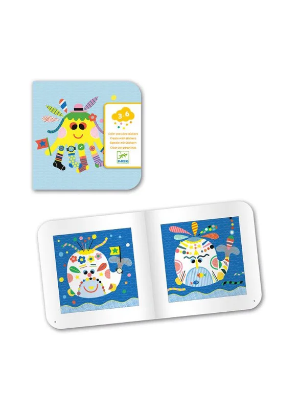 DJECO Sea Creatures Stickers