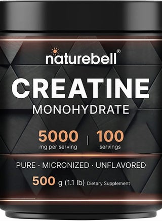 Creatine Monohydrate Powder 500 Grams, 5000mg Per Serving, Pure Unflavored Creatine Powder - Micronized - Pre Workout | Keto | Vegan | Dissolves Easy | Filler Free - 100 Servings (1.1Lb) - pzsku/ZBF7A2FAABB6342389E15Z/45/_/1681616374/fec74049-5ac1-4f15-af01-4d16d77f1013
