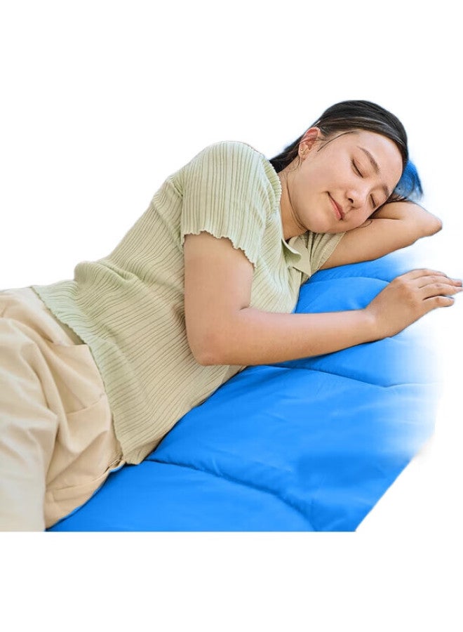 BeiJiLang Sleeping Bag For Adults, Outdoor Travel, Winter Warmth, Indoor Camping, Cotton Sleeping Bag, Thickened, Nap, Dirt-Proof, Blue, 1.8Kg - Image 1