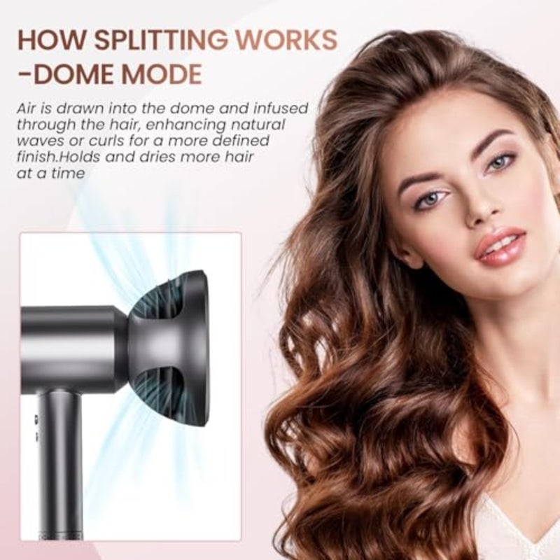 Upgraded Diffuser Nozzle 2 in 1, Wave + Curl Diffuser for Dyson Supersonic Hair Dryer HD01 HD02 HD03 HD04 HD08 HD15 HD16, Attachment Tools Accessories, Styling Tool for All Hair Types - Image 4