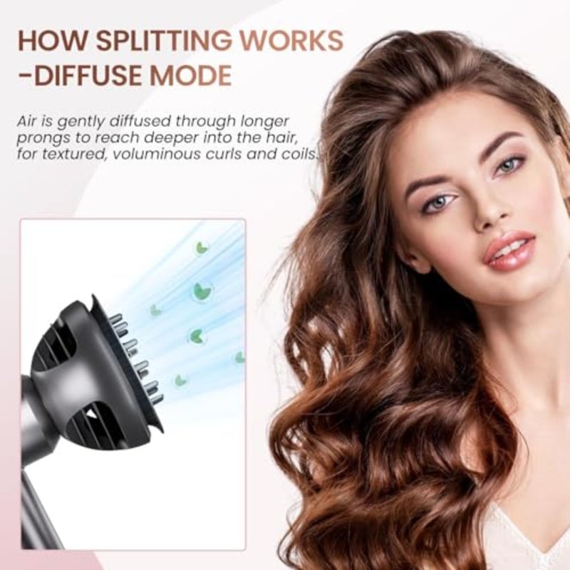 Upgraded Diffuser Nozzle 2 in 1, Wave + Curl Diffuser for Dyson Supersonic Hair Dryer HD01 HD02 HD03 HD04 HD08 HD15 HD16, Attachment Tools Accessories, Styling Tool for All Hair Types - Image 5