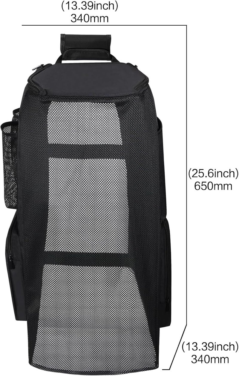 Travel Friendly Loudspeaker Case Enclosure for Bag with Padded Interior Accessory Pocket Holder Portable Accessories - Image 3