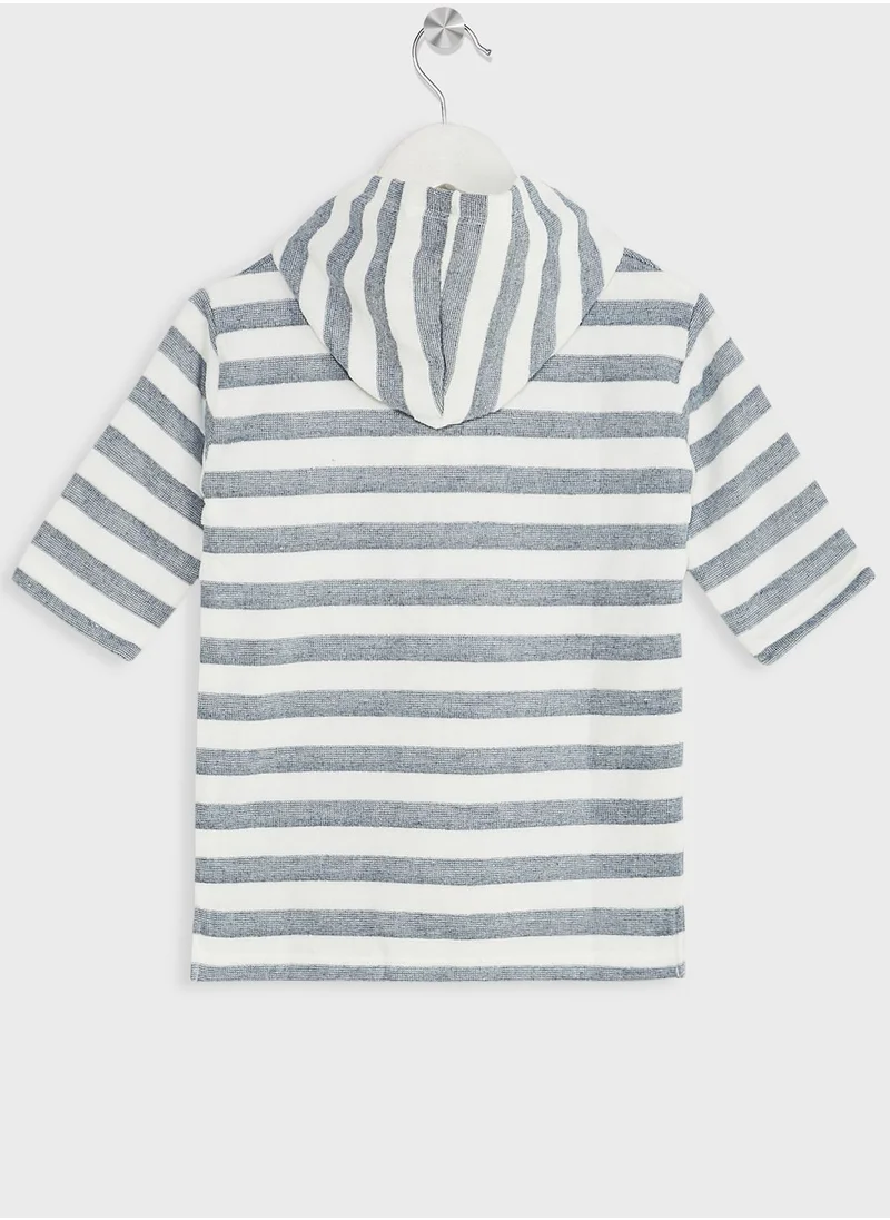 Cotton On BABY ZIP THROUGH HOODED TOWEL