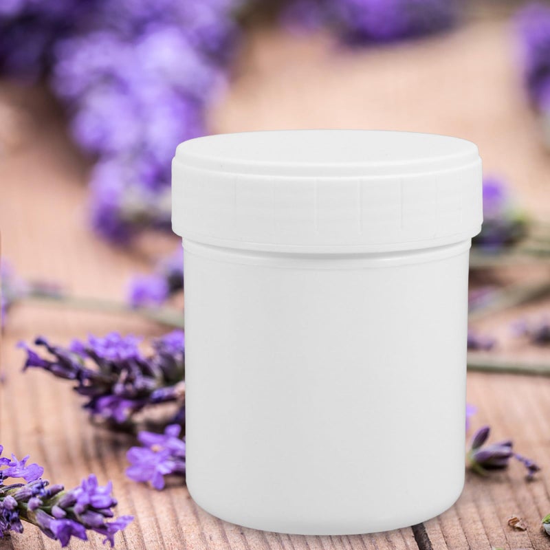 10Pcs 150ml White Airtight Plastic Storage Jars Wide Mouth Containers For Travel Cosmetic Food - Image 5