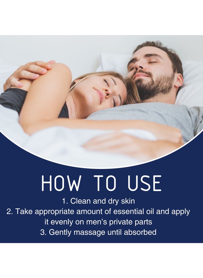 NORTH MOON Men's Body Care Essential Oil – Reduces Stress, Strengthens Body, Boosts Vitality and Stamina  - Image 4