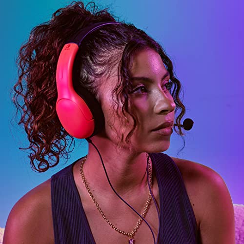 PDP Gaming LVL40 Airlite Stereo Headset for Nintendo Switch/Lite/OLED - Wired Power Noise Cancelling Microphone, Lightweight Soft Comfort On Ear Headphones (Mario Neon - Red & Blue) - Image 4