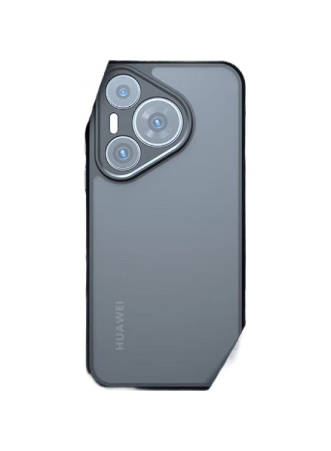 Langling, Suitable For Huawei Pura70 Phone Case, P70 Full Lens Protection, Shockproof, Airbag, Ultra-Thin, Micro-Translucent, Frosted Silicone, Non-Slip, Anti-Fingerprint, Simple Design, Soft Case For Men And Women - Image 3