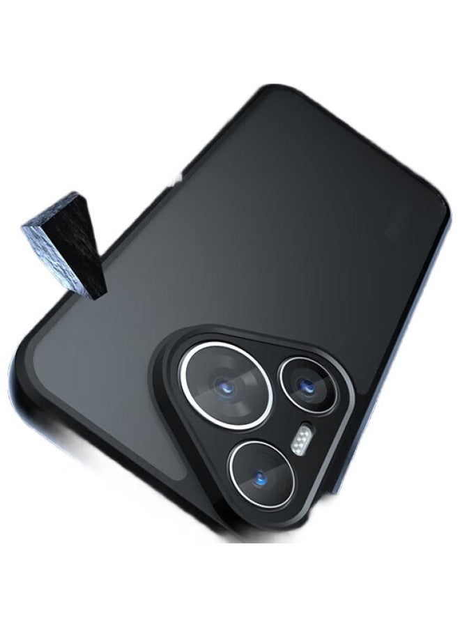 Langling, Suitable For Huawei Pura70 Phone Case, P70 Full Lens Protection, Shockproof, Airbag, Ultra-Thin, Micro-Translucent, Frosted Silicone, Non-Slip, Anti-Fingerprint, Simple Design, Soft Case For Men And Women - Image 2