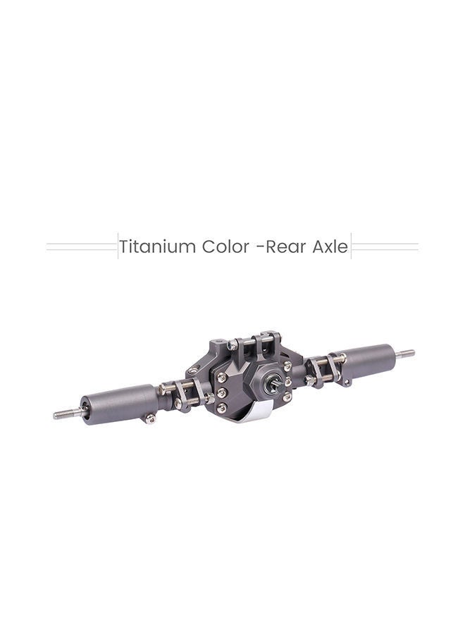 NIBEMINENT Replacement Aluminum Alloy Axial Bridge Shaft RC Rear Kit  - Image 3