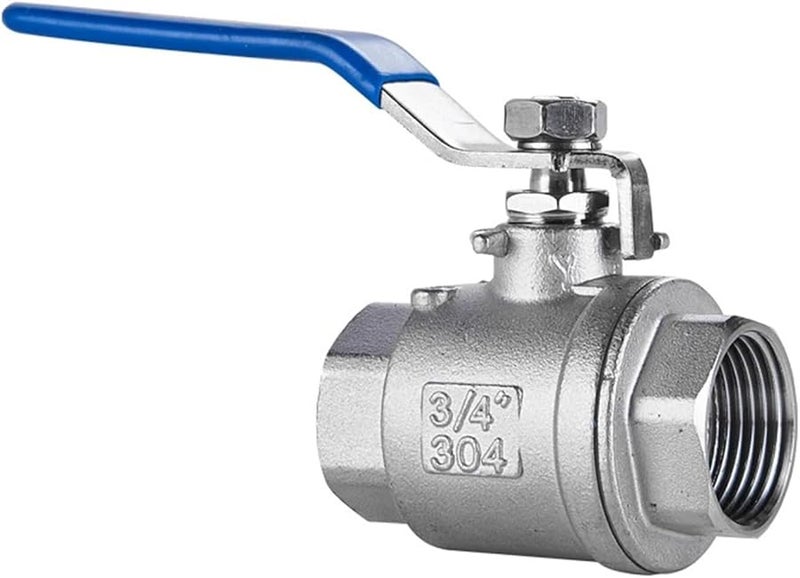 304 Stainless Steel Ball Valve Two Piece Water Distribution Switch Valve DN10 Size 201 Material - Image 3