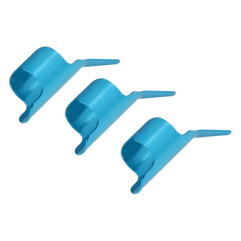 Aluminum Alloy Finger Protection Thimble 3Pcs Ergonomic Tapered Shape For Needlework DIY Sewing - Image 4