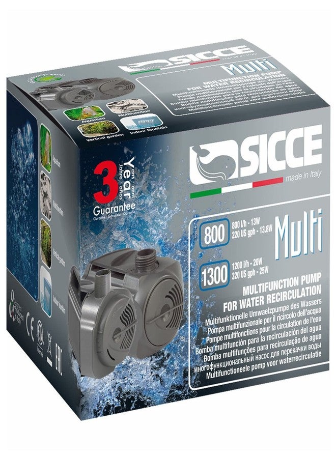 Sicce Multi 1300 Multifunction Pump - 320 Gph - Image 2