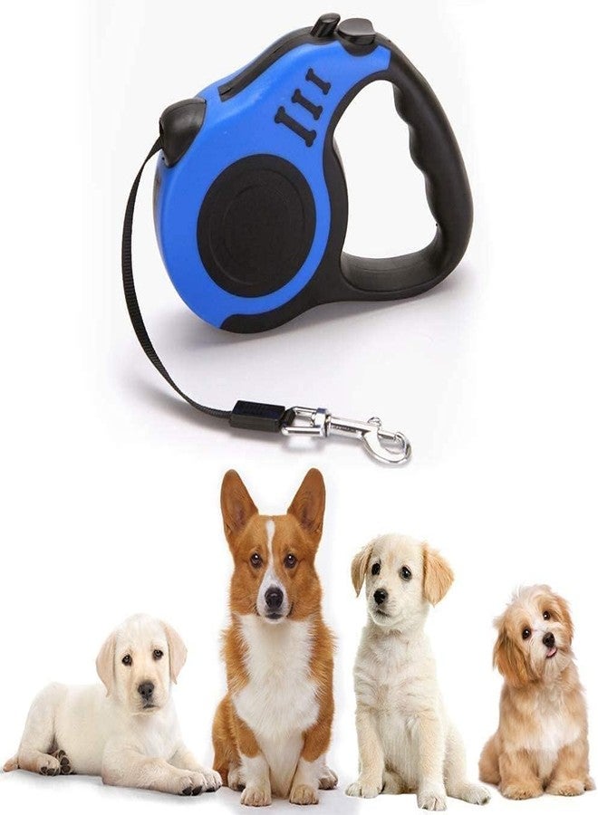 Simxen Heavy-Duty Retractable Dog Leash - 16ft Tangle-Free Nylon Ribbon with One-Hand Brake & Lock System - Ergonomic Anti-Slip Grip for Small, Medium, and Large Dogs up to 110 lbs - Multi-Color Series - Image 3