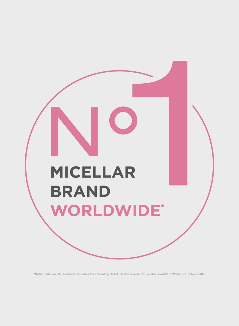 garnier Micellar Water Classic 400ML+Micellar Water Classic 100ML Free, Savings 31%