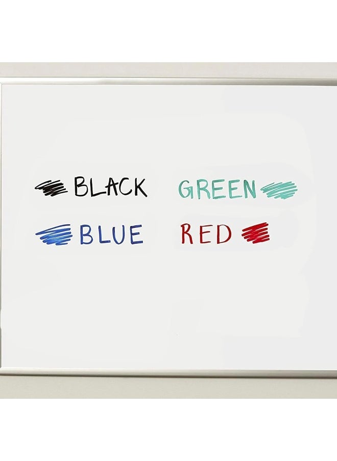 MOMENT - MOMENT White Board Markers Pens Set with Duster Cleaner Eraser 4 Colours - Image 1